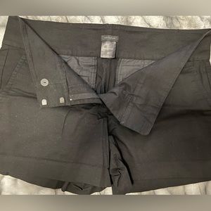 Ann Taylor shorts- smoke free pet free home- size 12- all black- 4” inseam